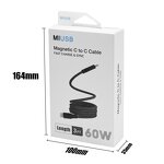 Magnetic Type C Cable Factory - OEM PD3.1 Fast