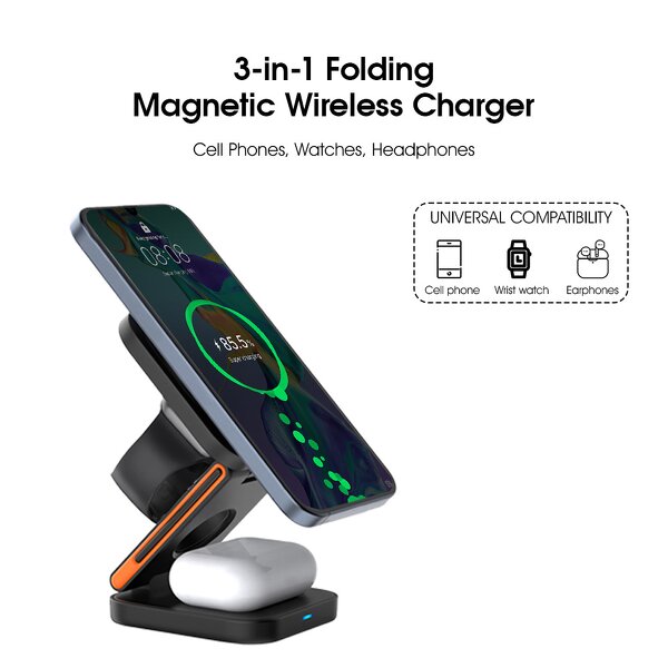 Wireless Charging Station Factory - OEM 2027 3 in 1