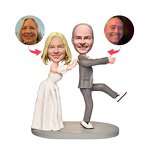 Bobbleheads Manufacturer - Fully Custom Couple Dolls Memorial Gift Set