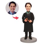 Bobbleheads Factory - Custom Lawyer Judge Figurine Personalized Gift