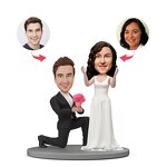 Bobbleheads Manufacturer - Fully Custom Couple Dolls Memorial Gift Set