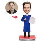 Bobbleheads Factory - Custom Graduation PhD Master Figurines Bobbleheads