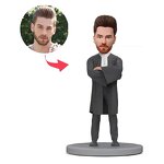 Bobbleheads Factory - Custom Lawyer Judge Figurine Personalized Gift