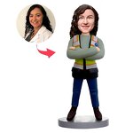 Bobbleheads Manufacturer - Custom Female Doctor Bobblehead Sculpt Yourself
