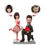 Bobbleheads Factory - Custom Couple Bobbleheads Parent Anniversary Gift
