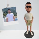 Bobbleheads Supplier - Custom Boyfriend Statue Anniversary Valentine Gift