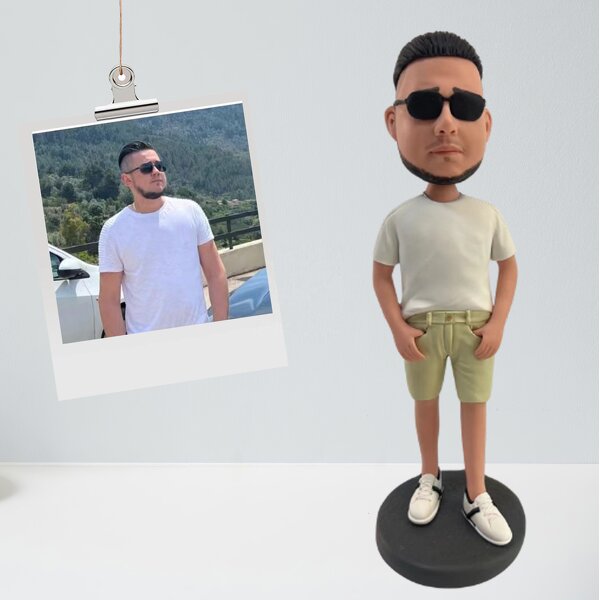 Bobbleheads Supplier - Custom Boyfriend Statue Anniversary Valentine Gift