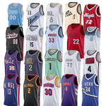 Basketball Jerseys Supplier - New Hot Pressed Embroidered Loose Plus Size