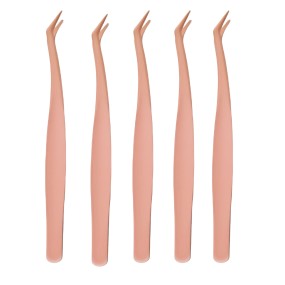 Eyelash Tweezers Supplier - Bulk L Shape Fiber Tip Applicators