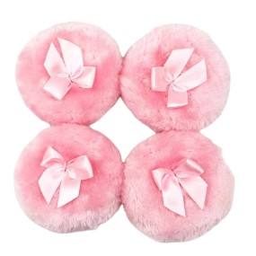 粉扑生产商-可定制软绒天鹅绒粉扑