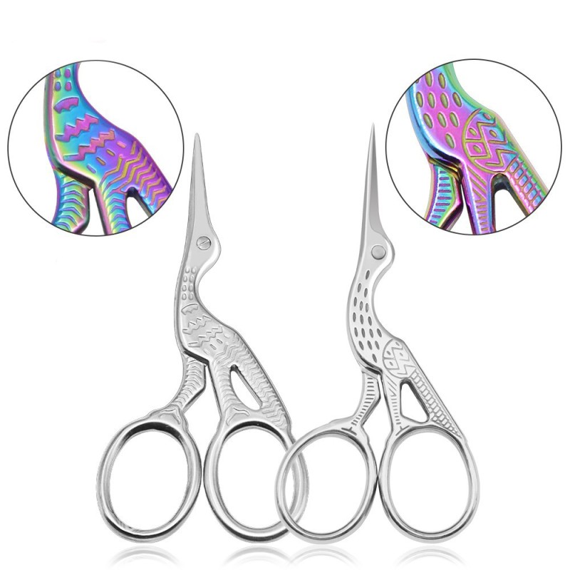 Hand Scissors Supplier - Bulk Vintage Crane Shaped Trimmer