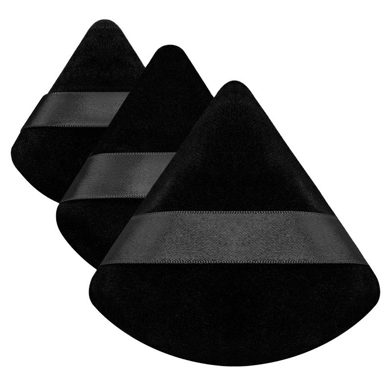Powder Puff Manufacturer - Custom Triangle Velour Puff