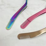睫毛镊生产商-可定制梳子多功能工具