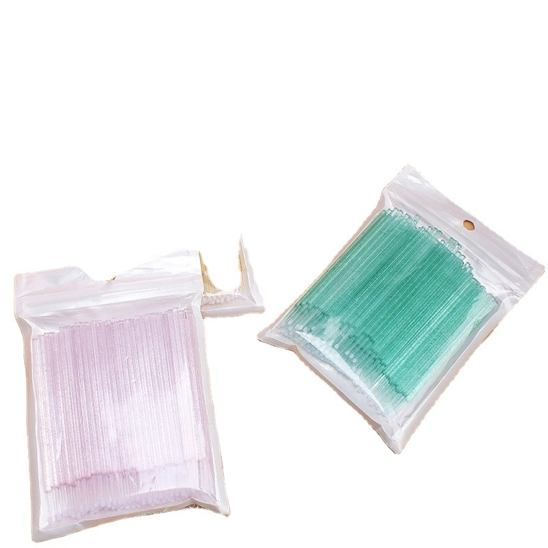Eyelash Brush Supplier - Bulk Glitter White Micro Swabs