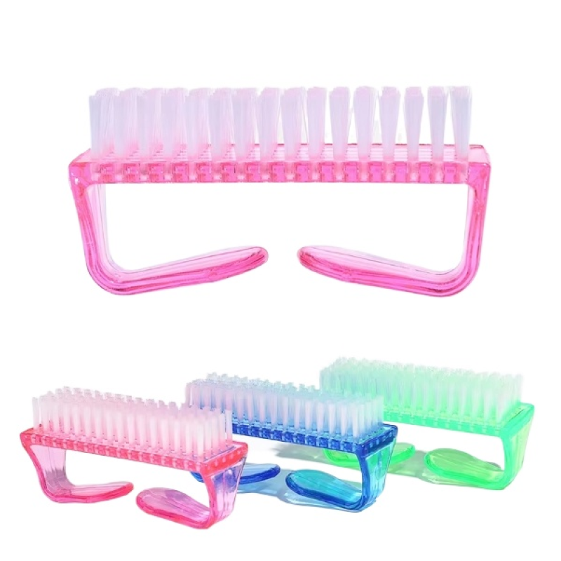 Nail Dust Brush Manufacturer - Custom Plastic Scrub Handle