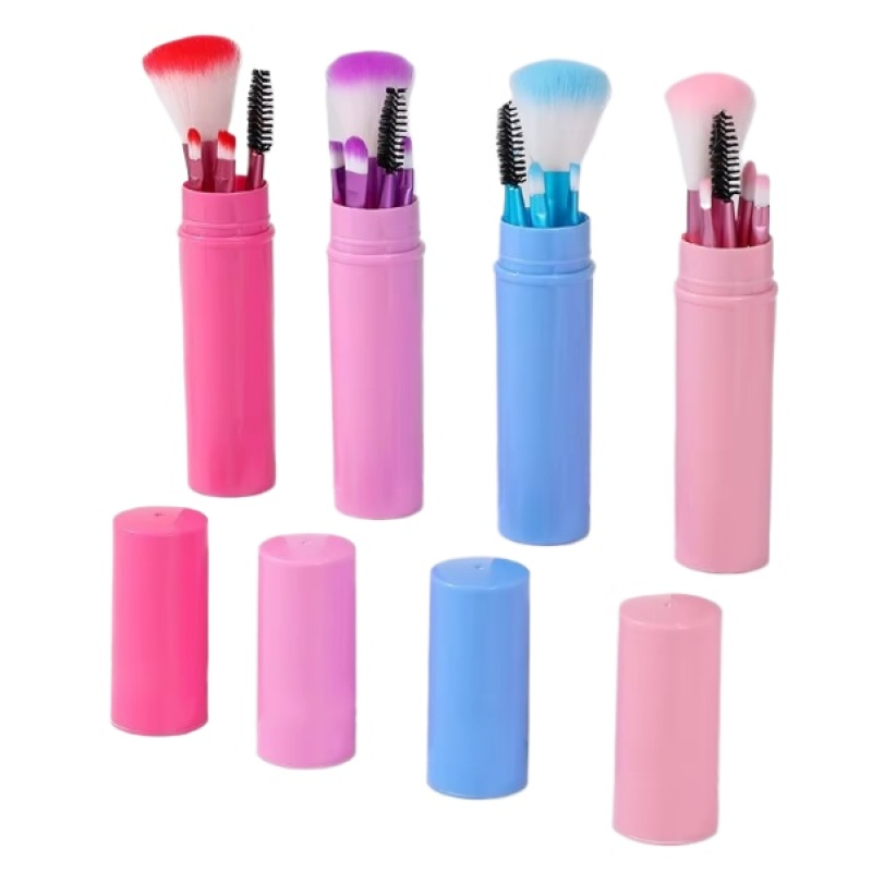 Travel Makeup Brush Factory - OEM 5pcs Portable Mini Set