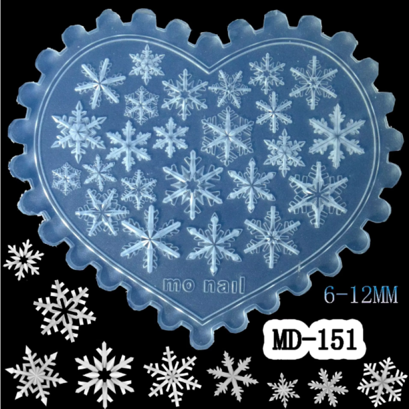 Christmas Nail Mold Supplier - Bulk Gloves Hat Snowflakes Design