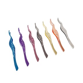 Lash Applicator Supplier - Bulk Fiber Tip Eyelash Clusters Tweezers