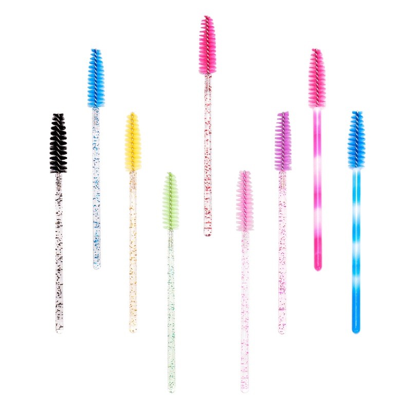 Crystal Mascara Wand Manufacturer - Custom Glossy Handle Brush