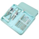 美甲工具包工厂-代工12件化妆品工具足疗套装