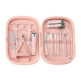 Manicure Set Manufacturer - Custom 18 Pcs Stainless Steel Tools