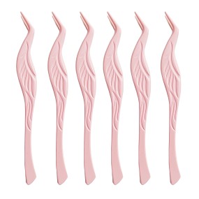 Eyelash Tweezers Factory - OEM Black Painting Pointed Beauty Tool