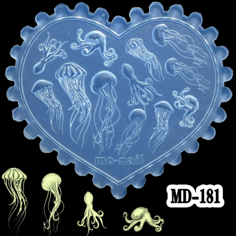 Nail Charm Factory - OEM Transparent Silic Shell Decoration