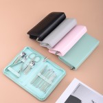 美甲工具包工厂-代工12件化妆品工具足疗套装