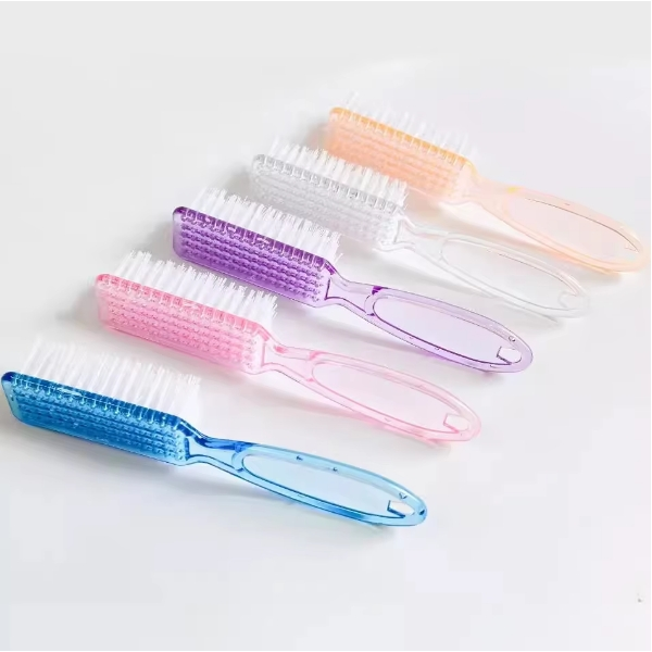 指甲粉尘刷供应商-批发塑料带柄清洁器