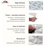 PVC Wall Panels Supplier - Luxury 3D High Quality Geometric Water Fireproof