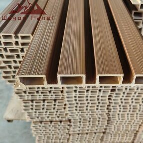 WPC Wall Panels Supplier - Outdoor Grille Waterproof Fireproof Wooden Look