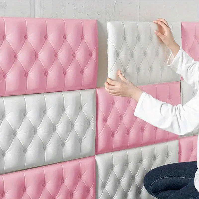 PVC Wall Panels Manufacturer - 3D Foam Self-Adhesive Fireproof Home Decor Soft