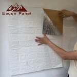 Wallpaper Manufacturer - 3D Foam Waterproof Wallpaper Wall Covering