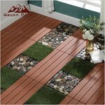Deck Tiles Factory - Modern Interlocking Plastic Waterproof Anti-Slip Patio