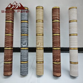 Wallpaper Manufacturer - Self-Adhesive PVC 45cm Striped 3D Embossed Waterproof
