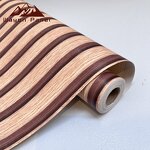 Wallpaper Factory - Self-Adhesive Wood-Grain Embossed Waterproof TV Background