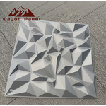 PVC Wall Panels Factory - Modern Interior PVC 3D Diamond Waterproof WPC
