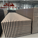 Acoustic Panels Supplier - Polyester Fiber Wood Slats Hotel 3D Model Design