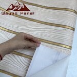 Wall Stickers Manufacturer - Waterproof Self-adhesive 3d Fluted Foam Grille