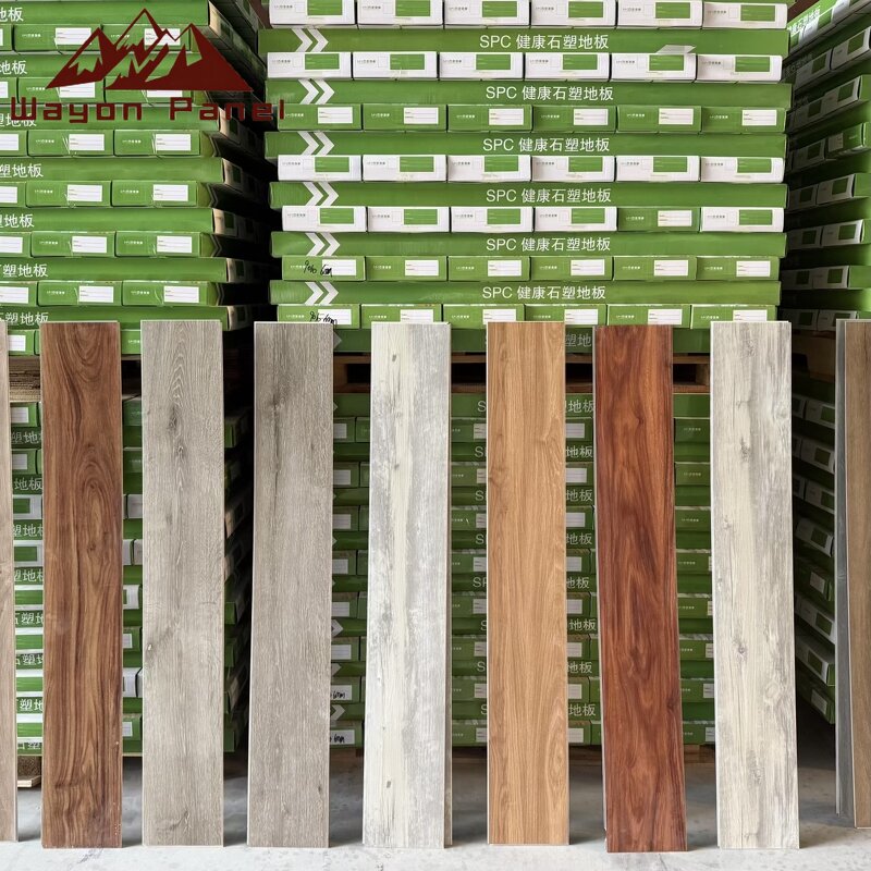 SPC Flooring Supplier - 100% Waterproof Wood-grain Polyvinyl Chloride Decorative