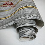 Wallpaper Manufacturer - Self-Adhesive PVC 45cm Striped 3D Embossed Waterproof