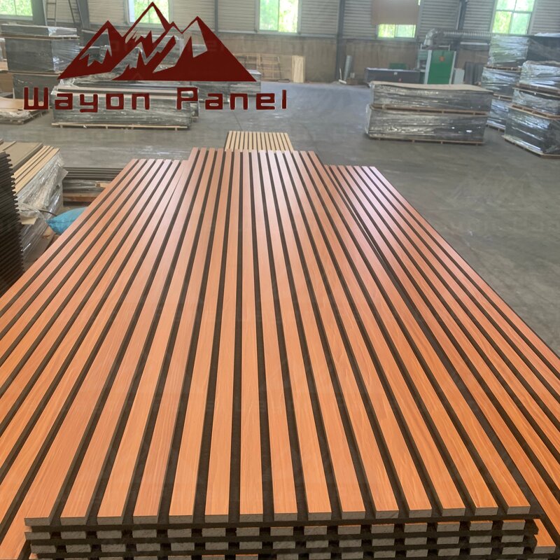 Acoustic Foam Panels Supplier - Custom Modern Veneer Finish Wood Soundproofing