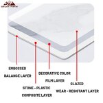 Wall Panels Factory - Modern 1.22m UV Waterproof Flame-Retardant Commercial