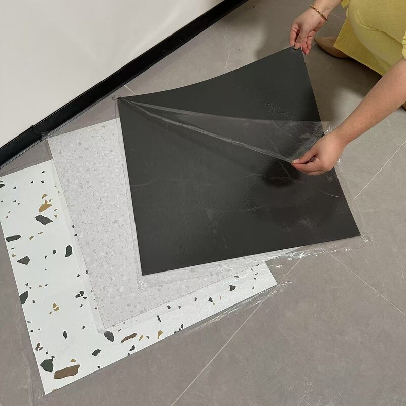 PVC Flooring Supplier - 600*600mm Self-Adhesive Marble Waterproof Wear