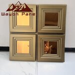 PVC Wall Panels Manufacturer - Luxury Gold Mirror-Polished 3D Modern Design