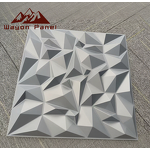 PVC Wall Panels Factory - Luxury Modern 3D Geometric Waterproof Fireproof TV