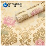 Wallpaper Factory - 3d Self-adhesive Waterproof Pvc Flower Home Decoration
