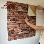 Wallpaper Manufacturer - 3D Foam Waterproof Wallpaper Wall Covering