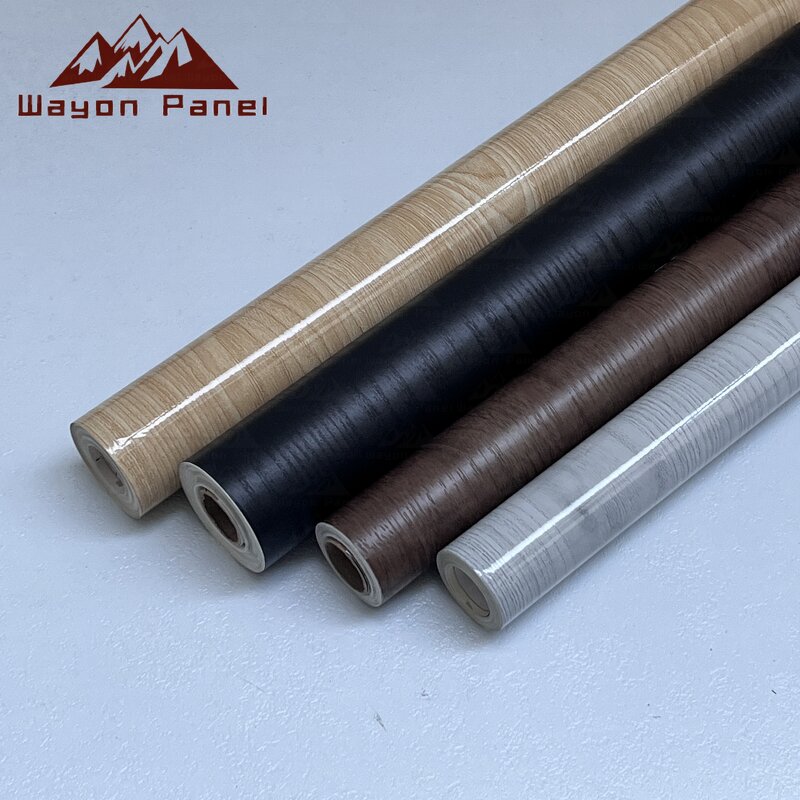 Wallpaper Manufacturer - Best-selling PVC Durable Waterproof Wood-grain Cabinet