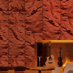 Wall Panels Factory - PU Artificial Stone 3D Mushroom Stone Moisture-proof